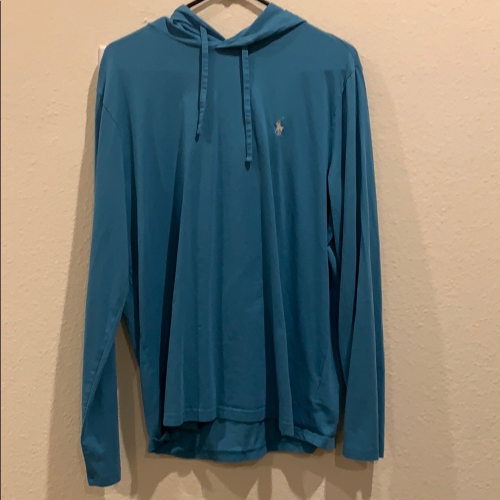 Polo long sleeve hoodie